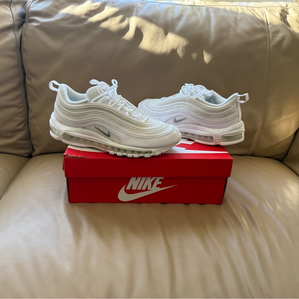 Nike Air Max 97 Triple White Sneakers